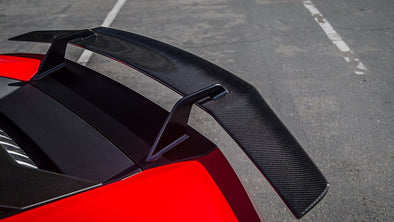 Vorsteiner Lamborghini Huracan  Verona Edizione Dry Carbon Fiber Swan Neck Rear Wing Spoiler w/ Stands