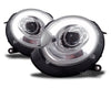 Mini Cooper 06-11 F56 Style Chrome LED Projector Headlight