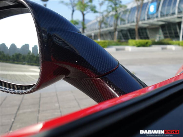 Darwinpro 2010-2015 Ferrari 458 Coupe/Spyder/Speciale Carbon Fiber Mirror Replacement