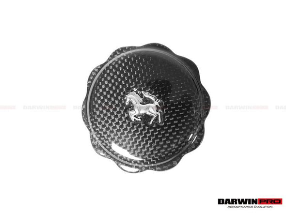 Darwinpro 2010-2019 Ferrari 458 Coupe/Spyder/Speciale Dry Carbon Fiber Oil Cap