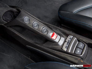 DarwinPro 2015-2019 Ferrari 488 GTB/Spyder Dry Carbon Fiber Bridge Support & Windows Switches Panel