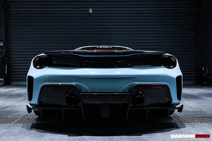 DarwinPro 2015-2020 Ferrari 488 GTB Pista Style Rear Bumper & Wing – CarGym