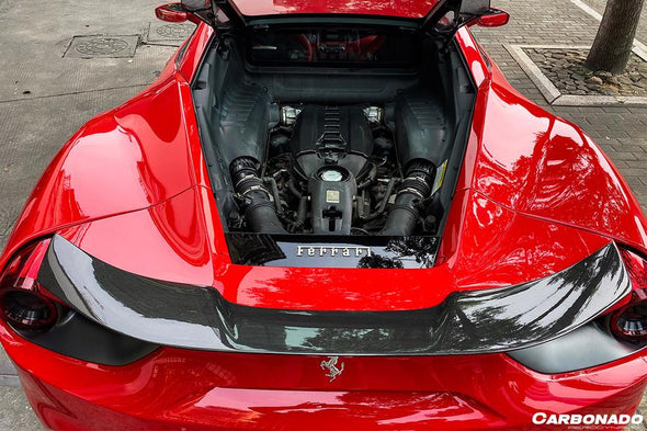 Carbonado 2015-2020 Ferrari 488 GTB VRS Style Carbon Fiber Trunk Spoiler