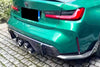 Carbonado 2021+ BMW M4 G82/G83 MP Style Carbon Fiber Rear Diffuser w/ Side Flaps