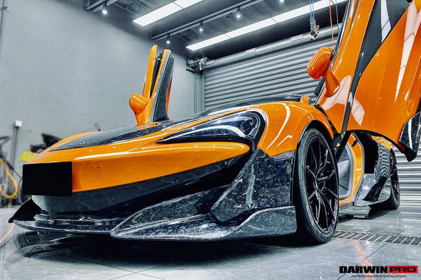 Darwinpro 2018-2021 McLaren 600LT Carbon Fiber Front Bumper Side Splitter