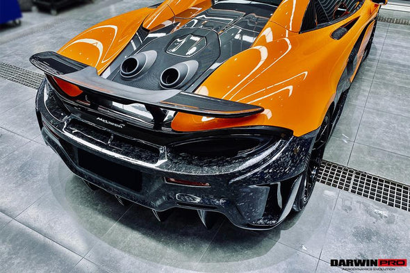 Darwinpro 2018-2021 McLaren 600LT Carbon Fiber Rear Bumper Side Canards