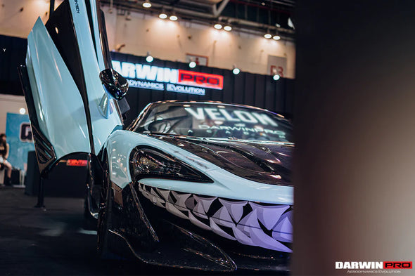 Darwinpro 2018-2021 McLaren 600LT Carbon Fiber Front Lip Side Splitter