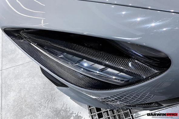 DarwinPro 2017-2020 McLaren 720s Dry Carbon Fiber Headlight Inserts Tim Replacement
