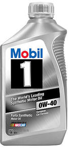 Mobil1 Fully Synthetic 0W-40 Motor Oil (946ML)