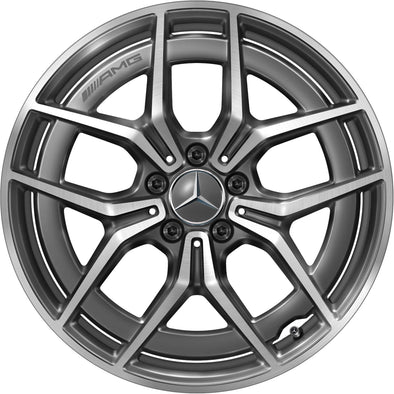 19” Mercedes-Benz E-Class AMG Double Spoke OEM Complete Wheels Set