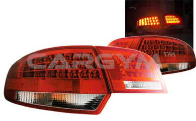 Audi A3 8PA Sportsback 2003-08 Red & Clear LED Taillight