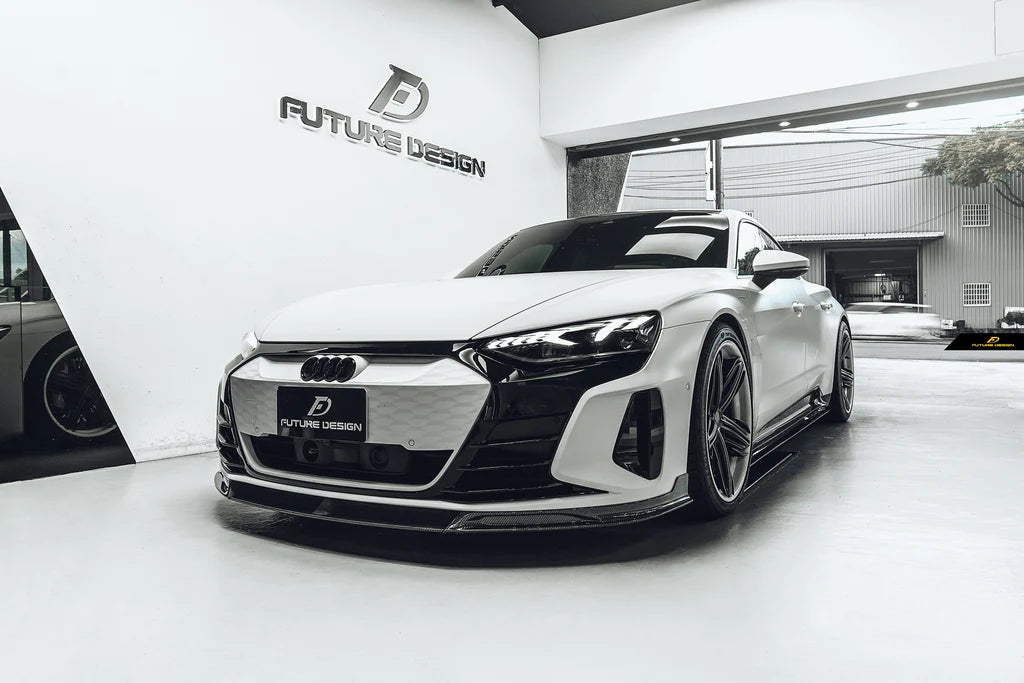 Future Design Blaze Carbon Fiber Front Spoiler For Audi E Tron GT CarGym future-design-blaze-carbon-fiber-front-spoiler-for-audi-e-tron-gt-cargym