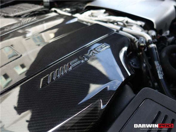 Darwinpro 2015-2020 Mercedes Benz AMG GT/GTS Autoclave Carbon Fiber Engine Cover Replacement