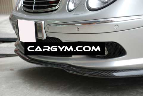 Mercedes-Benz W211 E55 AMG Use Carbon Fiber Front Lip Spoiler