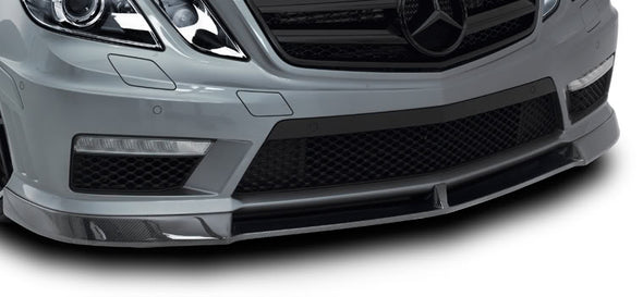 Mercedes-Benz W212 E63 2012+ V Style Carbon Fiber Front Spoiler