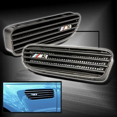 Land Rover Intake Fender BMW E46 M3 All Black Side Fender Grill | CarGym