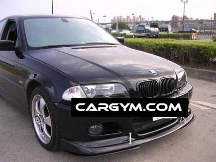 BMW E46 M3 AC Style Carbon Fiber Front Lip Spoiler