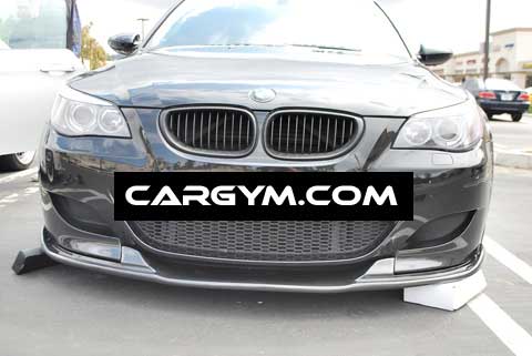 BMW E60 M5 H Style Carbon Fiber Front Lip Spoiler