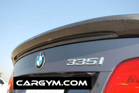 BMW E92 3-Series M-Tech Style Carbon Fiber Rear Trunk Spoiler