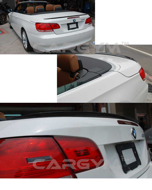 BMW E93 3-Series Carbriolet M3 Style Carbon Fiber Rear Spoiler