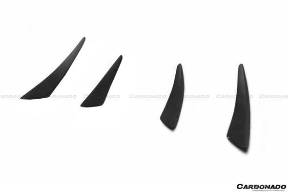 Carbonado 2013-2016 BMW 2 Series F22/F23 EXOT Style Front Canards (M-Tech Only)