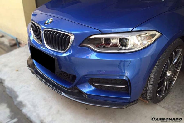 Carbonado 2013-2016 BMW 2 Series F22/F23 EXOT Style Front Lip (M-Tech Only)