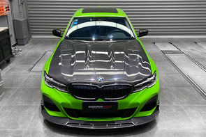 Darwinpro 2019-2021 BMW 3 Series G20/G28 BKSS Style Carbon Fiber Front Lip