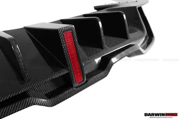 Darwinpro 2019-2021 BMW 3 Series G20/G28 BKSS Style Carbon Fiber Rear Diffuser