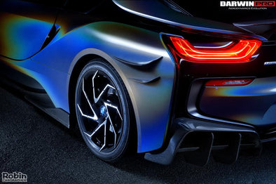DarwinPro 2014-2018 BMW i8 BZK Carbon Fiber Rear Canards