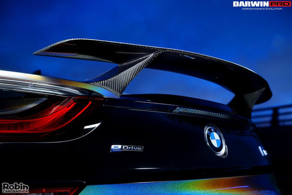 DarwinPro 2014-2018 BMW i8 BZK Carbon Fiber Trunk Spoiler