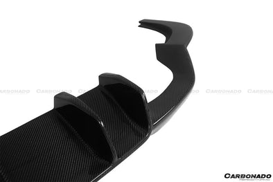 Carbonado 2016-2020 BMW M2 F87 VRS Style Carbon Fiber Rear Diffuser