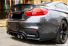 Carbonado 2014-2020 BMW M3 F80 M4 F82 VRS Style Carbon Fiber Rear Diffuser
