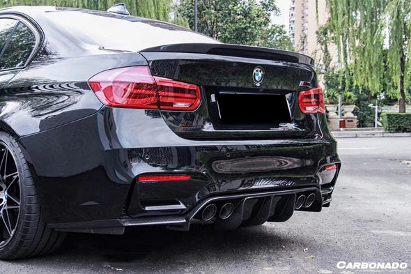 Carbonado 2014-2020 BMW M3 F80 M4 F82 VRS Style Carbon Fiber Rear Diffuser
