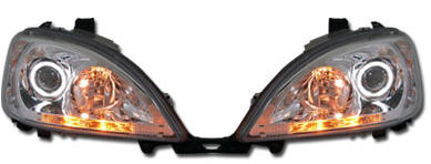 Mercedes-Benz ML W163 98-05 Projector Headlight w/CCFL Halo Ring