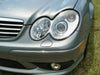 Mercedes-Benz W203 S203 C-Class 00-07 AMG Style Chrome Headlight