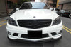 Carbonado 2008-2011 Mercedes Benz W204 C63 AMG AK Style Carbon Fiber Front Lip Spoiler