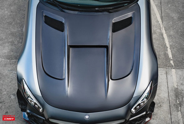 CMST Tuning Black Series Style Carbon Fiber Hood for Mercedes-Benz C190 AMG GT /  GTS / GTC / GTR