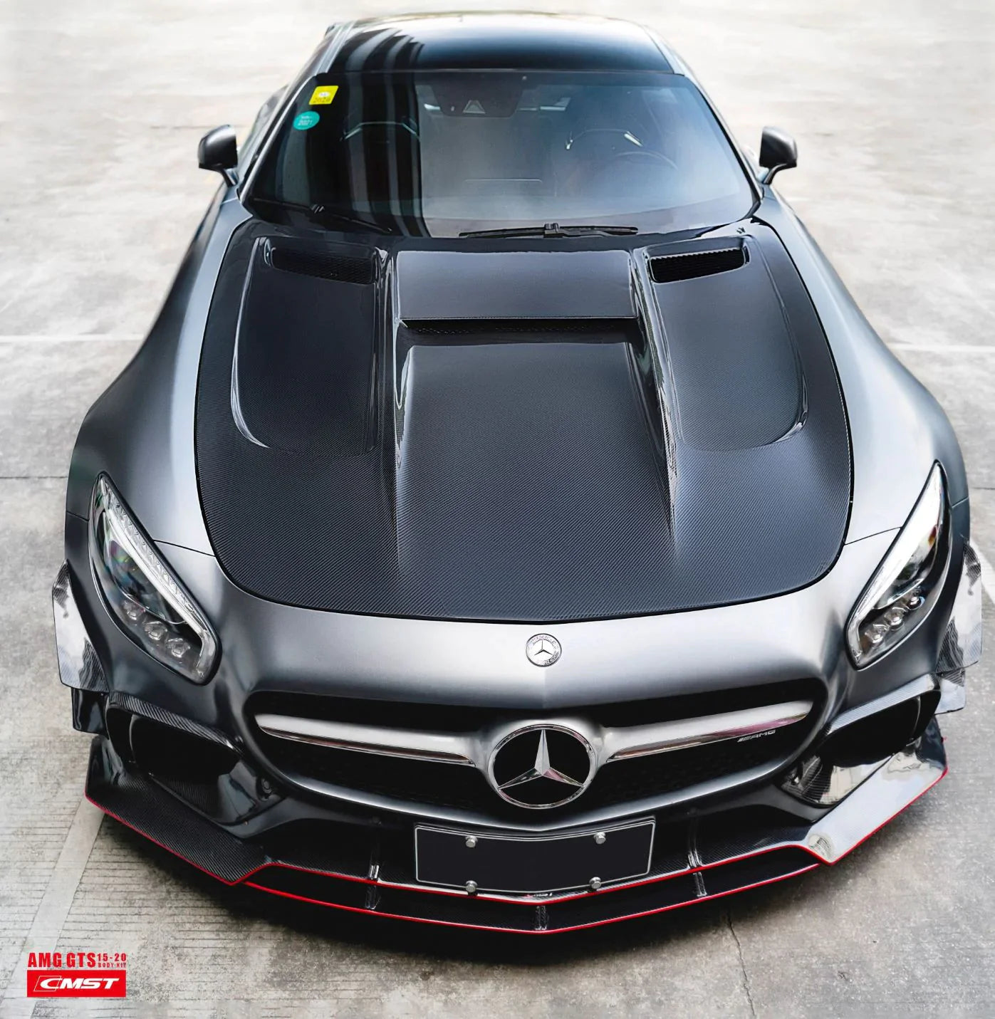 CMST Tuning Black Series Style Carbon Fiber Hood for Mercedes-Benz C19 –  CarGym