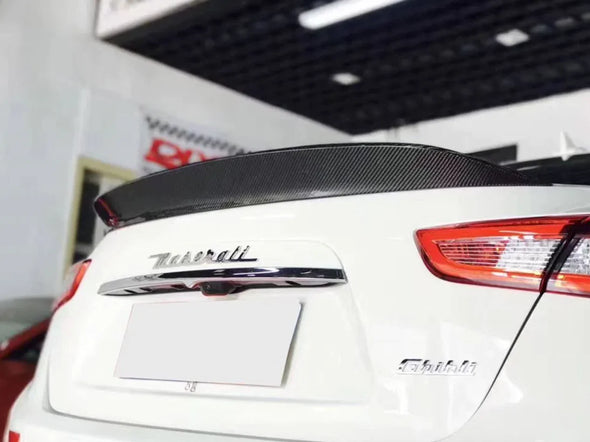 CMST Carbon Fiber Rear Spoiler for Maserati Ghibli 2014-2014