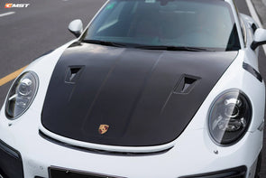 CMST Carbon Fiber GT2RS Hood For Porsche 911 991.1 991.2 Turbo GT3 GT3RS / 718 Cayman Boxster