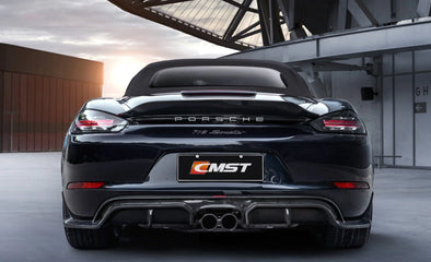 CMST Carbon Fiber Rear Diffuser Ver.1 for Porsche 718 Boxster / Cayman 2016-2020