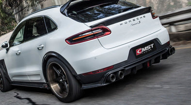 CMST Dry Carbon Fiber Rear Diffuser for Porsche Macan / Macan S / GTS 2014-2017