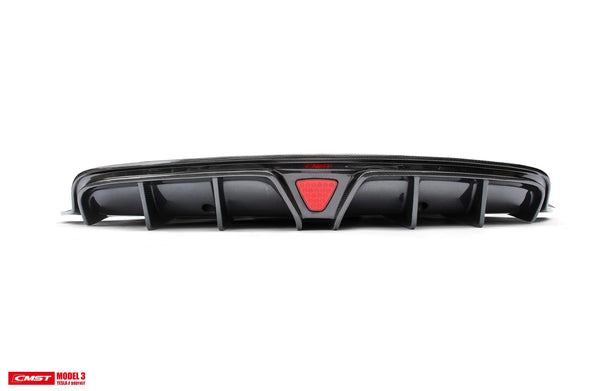 CMST Tesla Model 3 Carbon Fiber Rear Diffuser Ver.2