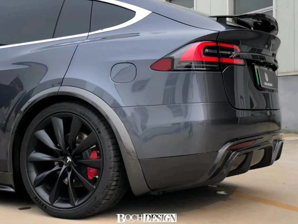 CMST Carbon Fiber Widebody Wheel Arches for Tesla Model X 2016-2021