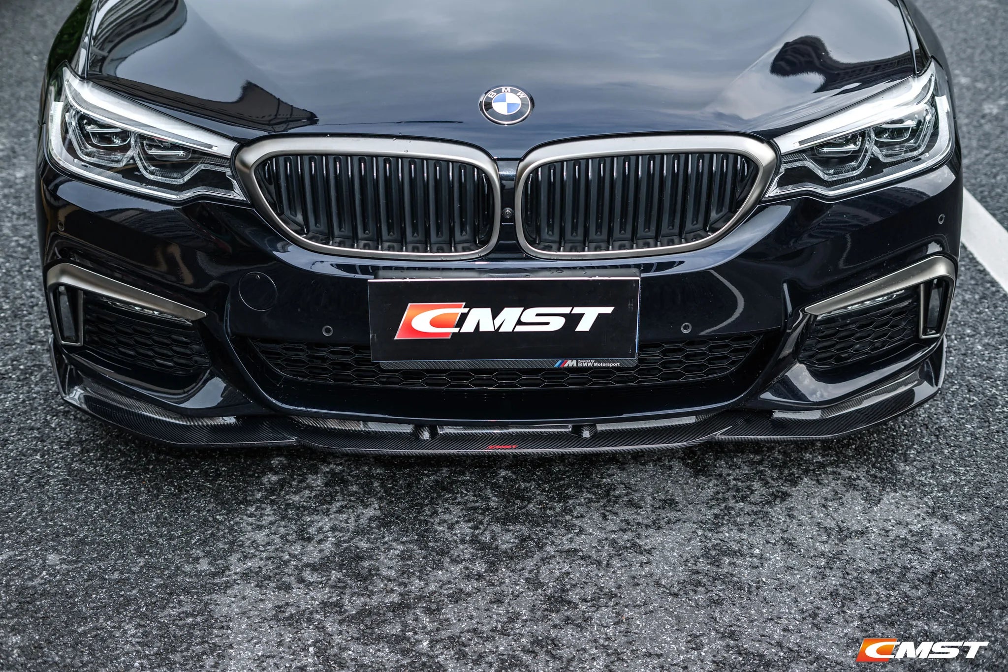 CMST Tuning Carbon Fiber Front Bumper Upper Valences for BMW 5-Series –  CarGym