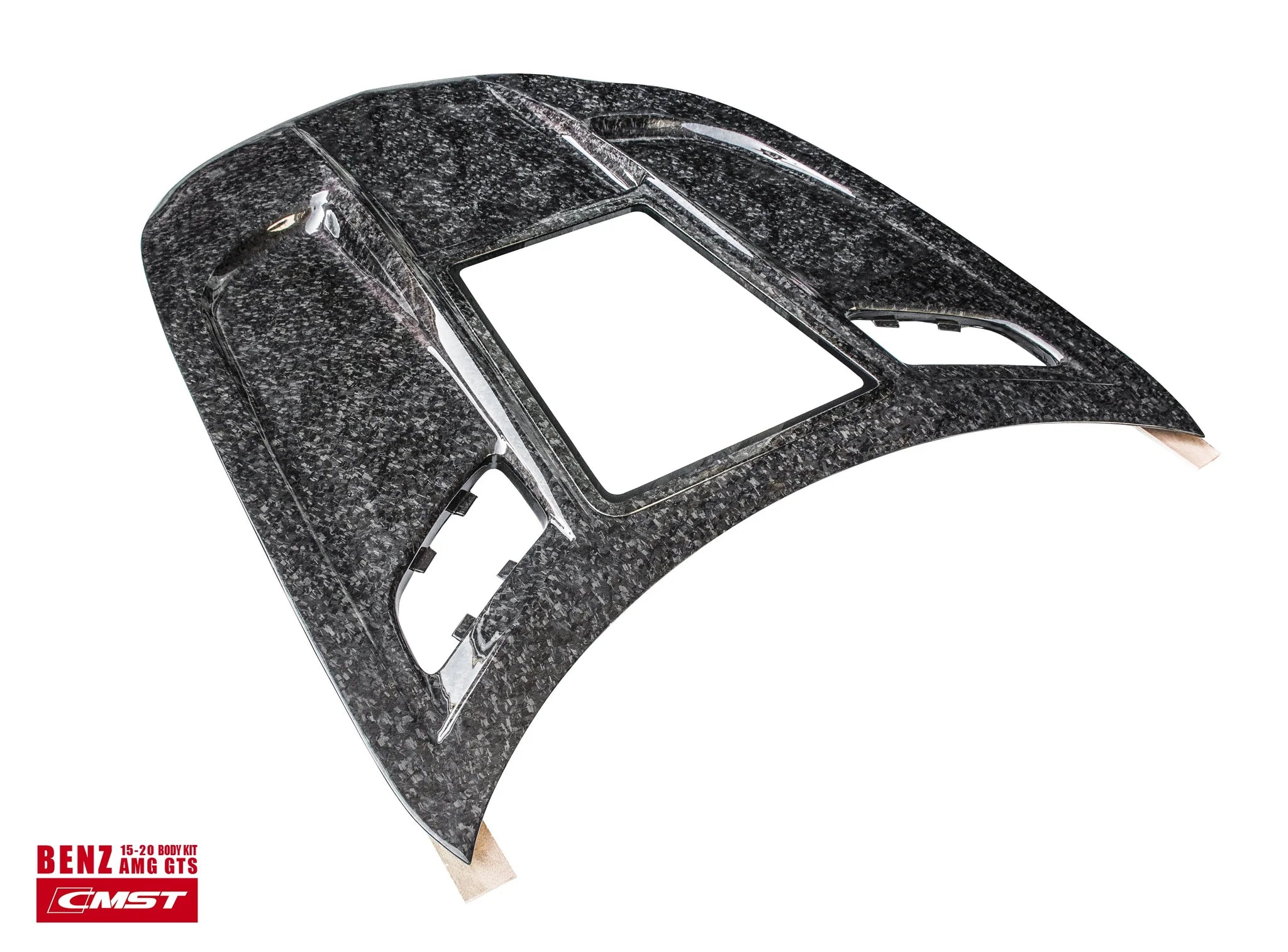  100% Real Carbon Fiber transparent Hoods Panel Assembly Bonnet  Engine cover compatible for Mercedes Benz AMG GT upgrade IPM Style :  Automotive