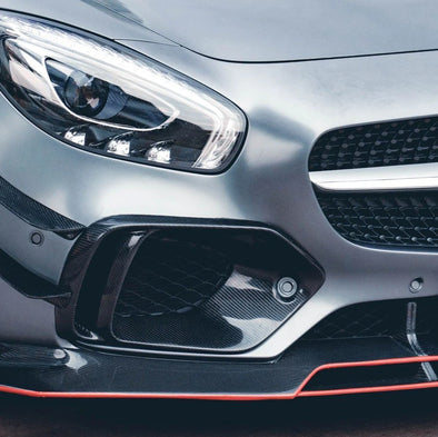 CMST Tuning Carbon Fiber Front Intake Vent Trim Cover for Mercedes-Benz C190 AMG GT / GTS 2015-2017