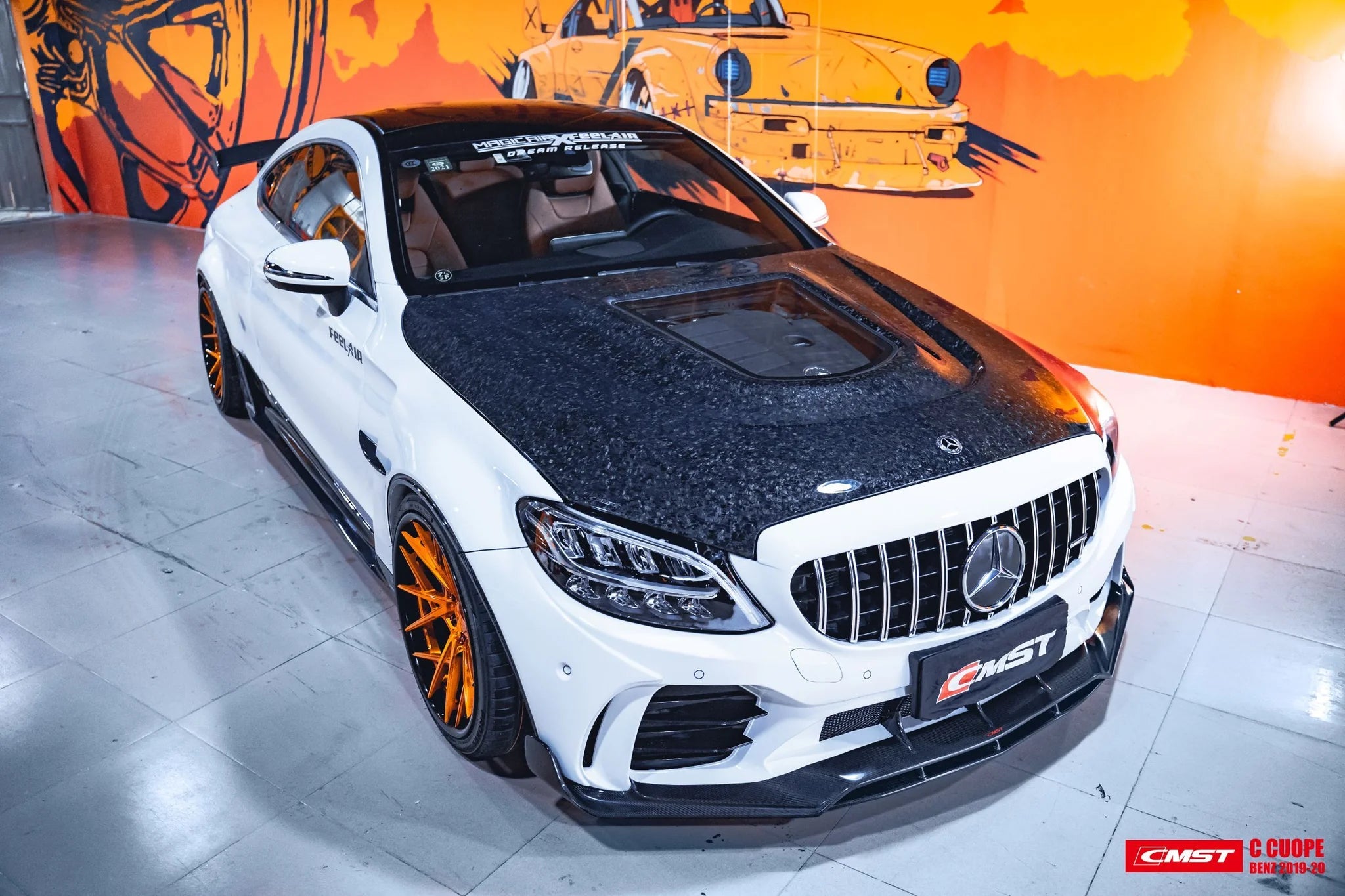CMST Tuning Carbon Fiber Glass Hood For Mercedes-Benz 2015-2020 W205 C –  CarGym