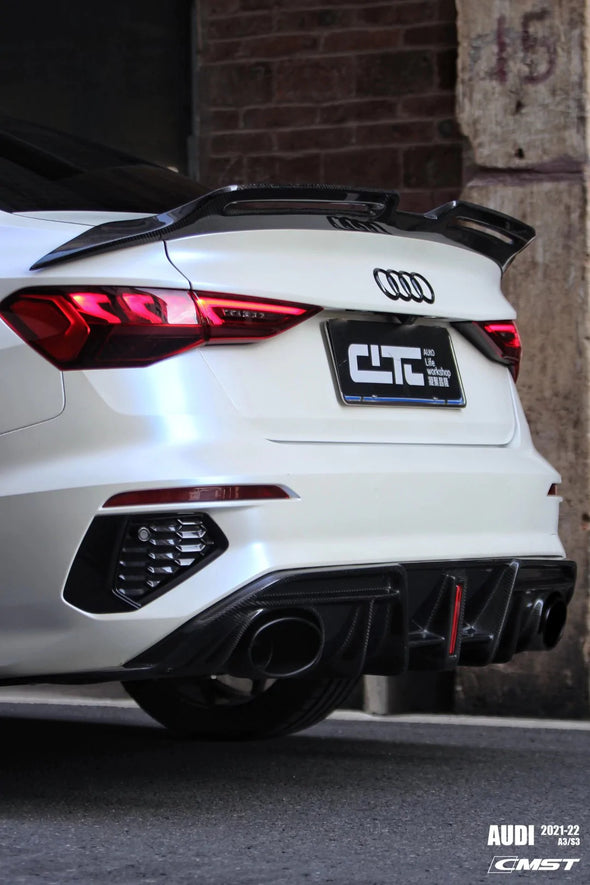 CMST Tuning Carbon Fiber Rear Diffuser for Audi S3 A3 8Y 2021+
