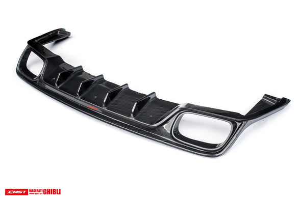 CMST Tuning Carbon Fiber Rear Diffuser for Maserati Ghibli 2018+